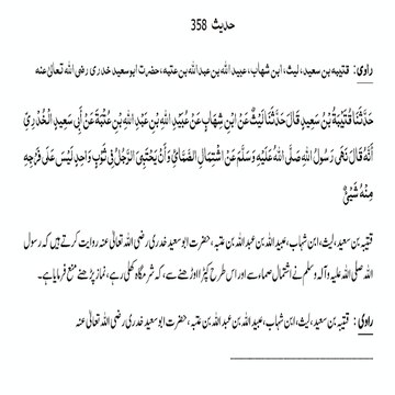 Sahih Bukhari Hadith (Hadees Sahih Bukhari 358) #bayan #hadees #hadith #islamic