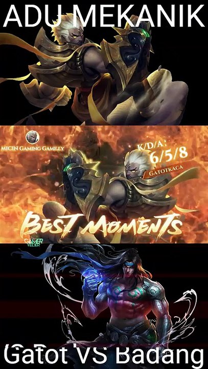 Mobile Legends Bang Bang! Highlights Ranked Match Gatot Kaca VS Badang! #shorts #shortsvideo