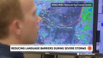 Reducing barriers for non-English speakers during severe weather events