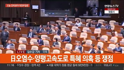 下载视频: 국회, '경제 분야' 대정부질문…이재명 모레 검찰 출석