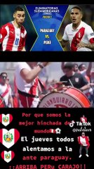 Hinchada peruana espera 4 a 1 en el partido Perú vs. Paraguay