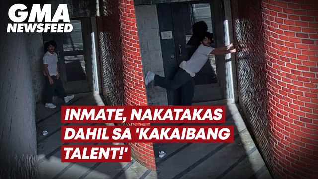 Inmate, nakatakas dahil sa 'kakaibang talent!' | GMA News Feed