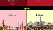 Soviet Union vs China | China vs Soviet Union | Soviet Union | china | Comparison | MK DATA