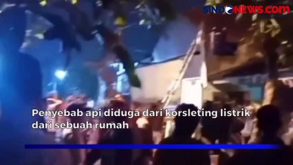 Api Lalap 4 Rumah dan Sekolah TK di Sawangan, Diduga Akibat Korsleting