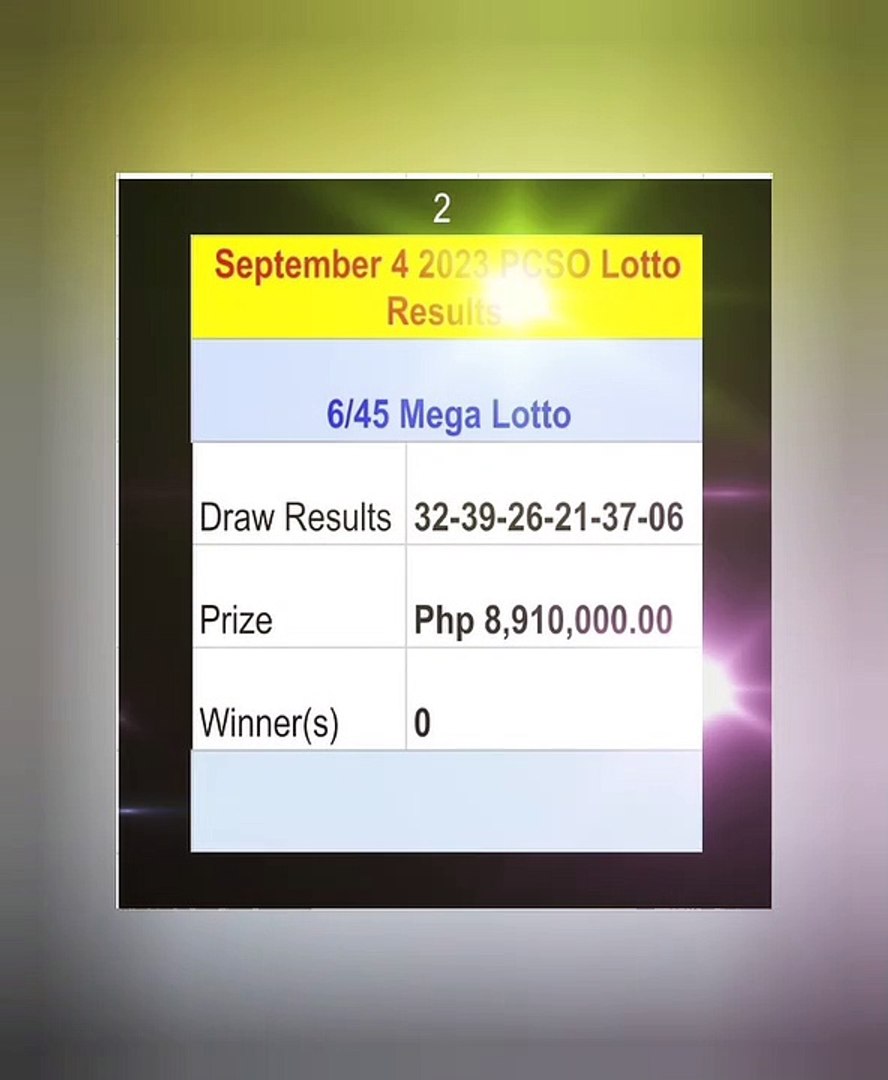 Love Lotto Results September 4 2024