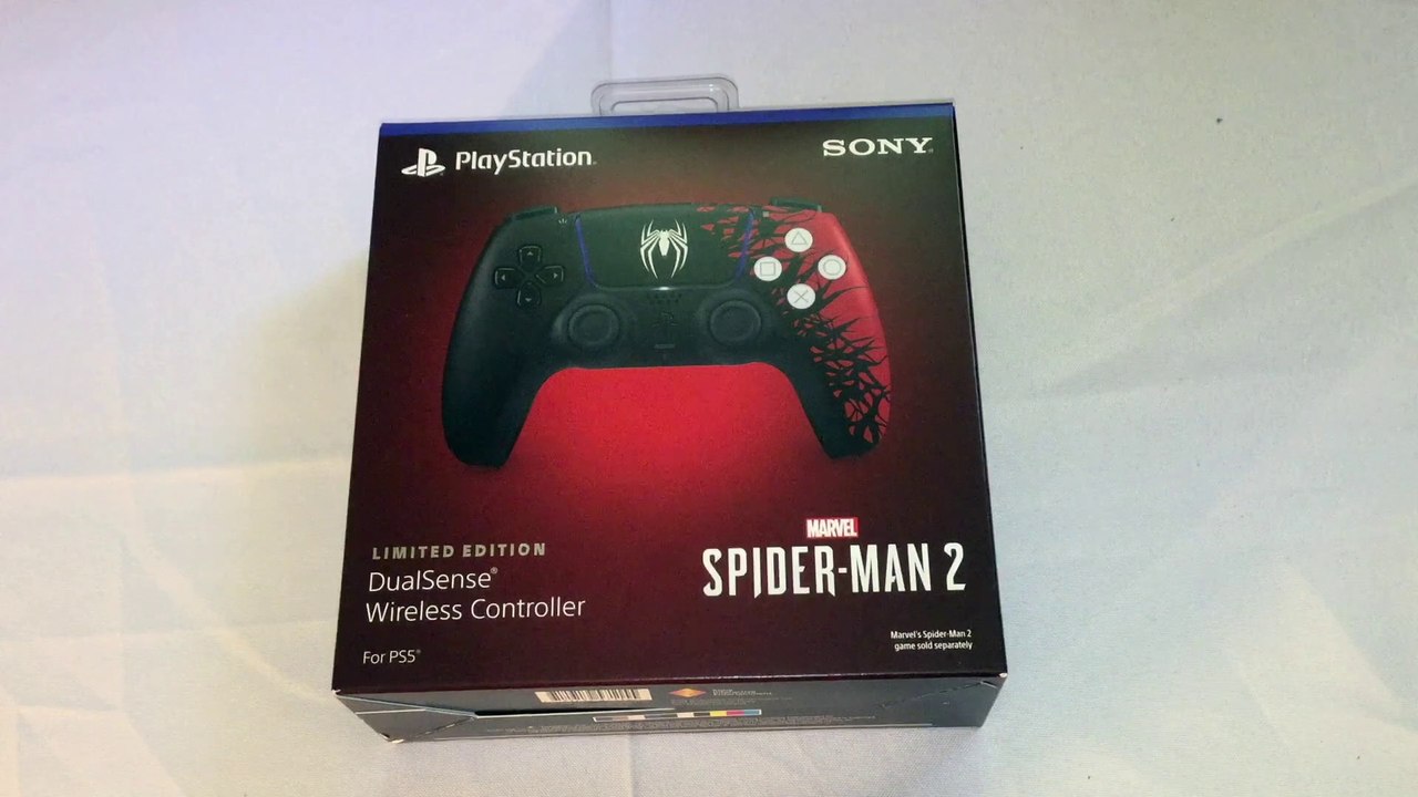 Marvel's Spider-Man 2 DualSense Controller Unboxing