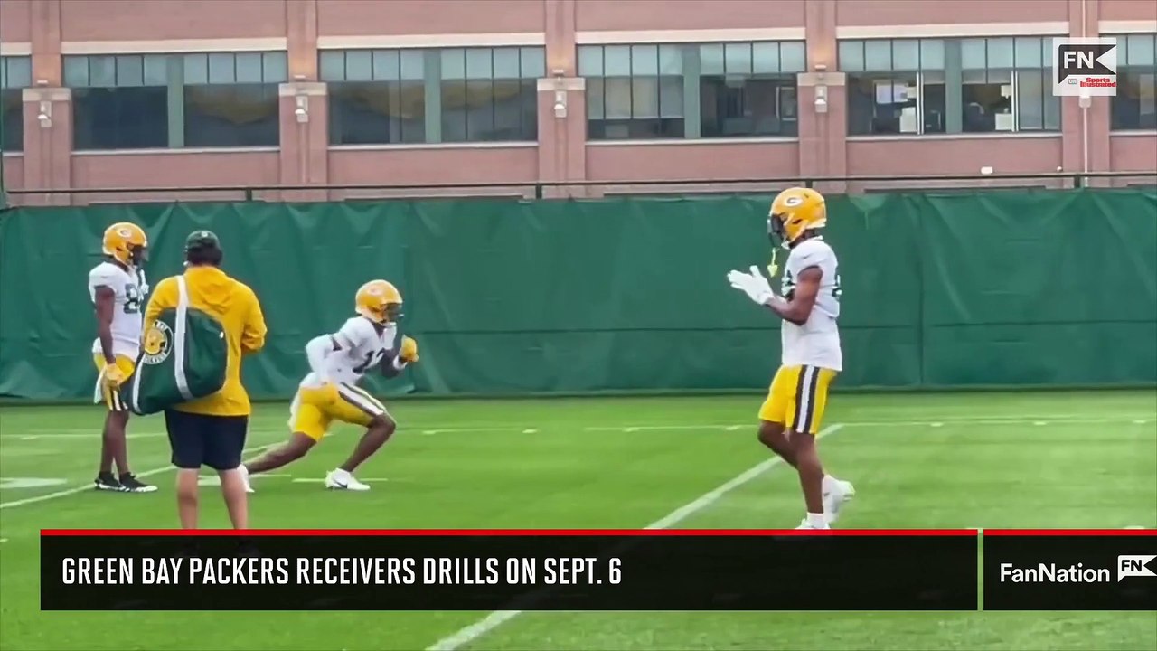 Green Bay Packers Receivers Drills on Sept. 6 video Dailymotion