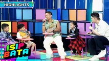 Argus gives some food to Imogen | It's Showtime Isip Bata