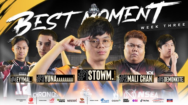 Sorotan Terbaik MPL Malaysia Musim 12 Minggu 3