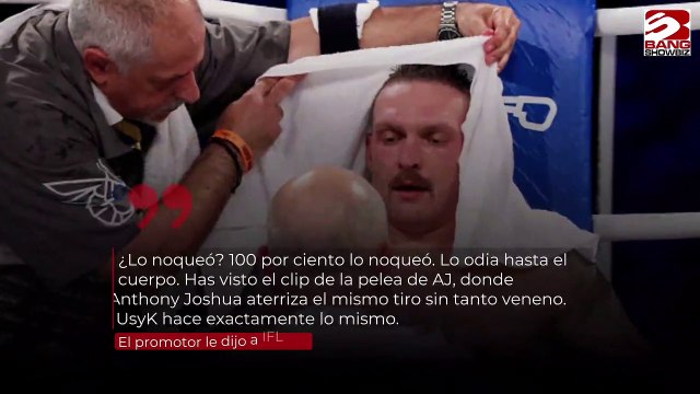 Eddie Hearn: Oleksandr Usyk exageró el golpe bajo de Daniel Dubois