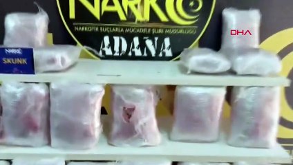 Adana'da Otobüste 20 Kilogram Esrar Ele Geçirildi