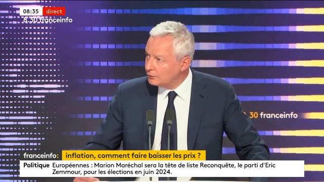 En pleine remontée des cours du pétrole, le ministre de l’Economie Bruno Le Maire demande au géant TotalEnergies de prolonger son plafonnement des prix à la pompe au-delà du 31 décembre - Regardez