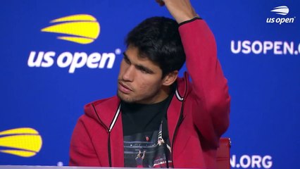 US Open 2023 - Carlos Alcaraz : "It would be great to play a final against Novak here in New York"