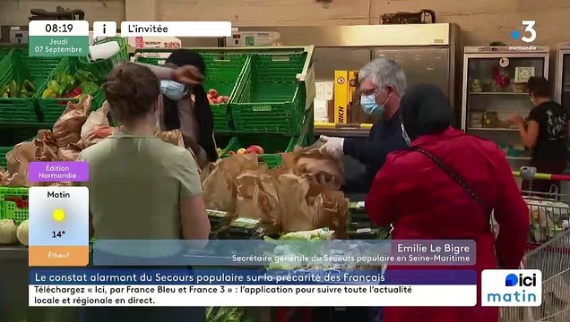 Emilie Le Bigre, directrice du Secours Populaire en Seine-Maritime