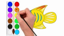Menggambar dan Mewarnai Ikan & Hewan Laut untuk Anak dan Balita Meningkatkan Kemampuan Menggambar