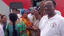 राष्ट्रपति पुरस्कार से सम्मानित होकर शिक्षिका आशा सुमन का राजगढ लौटने पर किया स्वागत