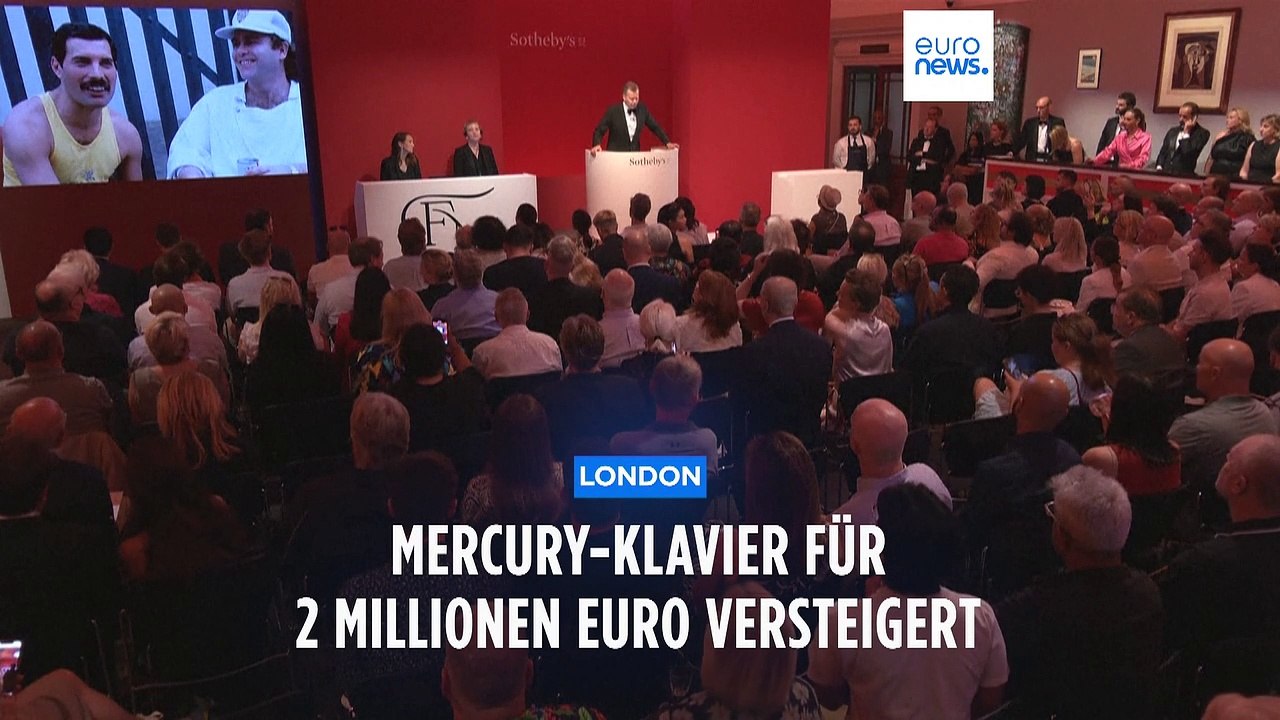 'Mama!' Piano von Freddie Mercury für zwei Millionen Euro versteigert