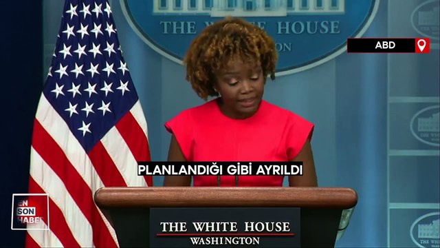 Beyaz Saray, Biden'ın törenden aniden ayrılmasıyla ilgili açıklama yaptı