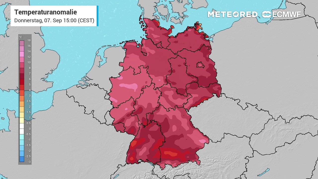 Viel zu warm! Die Temperaturen liegen in Deutschland aktuell deutlich über dem Klimamittel!