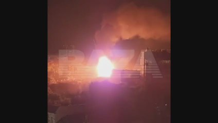 Ucraina-Russia, droni contro Rostov: il momento dell'esplosione - Video