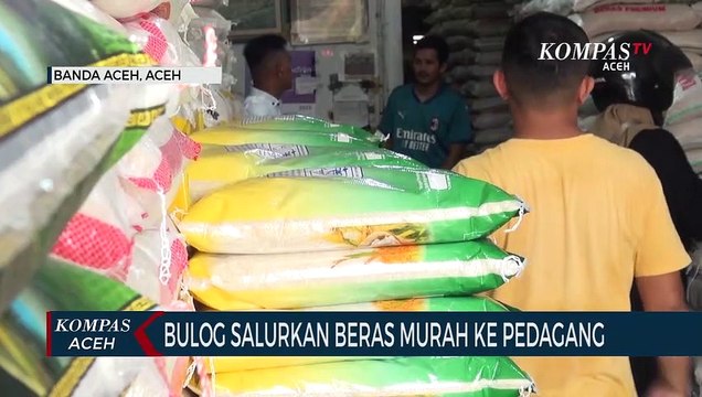 Stabilisasi Harga Bulog Salurkan Beras Murah Kepedagang