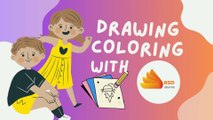Menggambar, Melukis dan Mewarnai Pesawat untuk Anak dan Balita Cara Menggambar Mudah