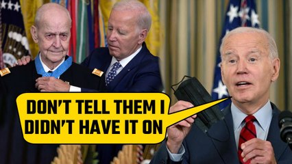 下载视频: Joe Biden flouts COVID guidelines, laughs off wearing masks despite exposure to virus| Oneindia News