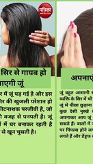 दो दिन में सिर से गायब हो जाएगी जूं, अपनाएं ये देसी उपाय