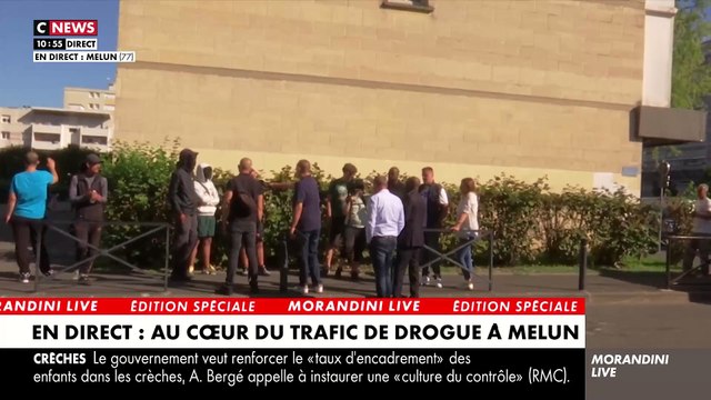 En direct sur CNews à Melun, des jeunes interpellent Jean-Marc Morandini et lui expliquent pourquoi ils trafiquent: L’argent gagné avec le trafic de drogue, c’est pour aider nos mamans. C’est une première nécessité - Regardez