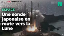 Les images du lancement la sonde japonaise « Moon Sniper », en route vers la Lune