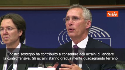 Stoltenberg: Continuare con sostegno all'Ucraina, esercito avanza gradualmente