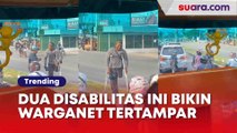 Momen Dua Pria Disabilitas ini Bikin Warganet Tertampar: Kukira Kurang Rezeki, ternyata Kurang Bersyukur