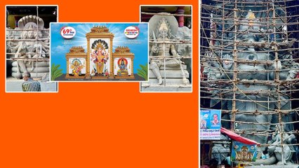 ఖైరతాబాద్ గణేషుడిని అందంగా తీర్చిదిద్దుతున్న కళాకారులు.. | Telugu OneIndia