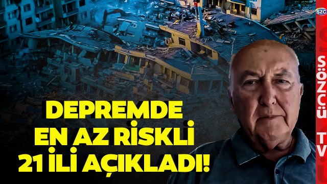 Prof. Dr. Övgün Ahmet Ercan Deprem Riski En Düşük 21 İli Canlı Yayında Anlattı