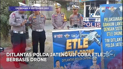 Polda Jateng Lakukan Uji Coba ETLE Drone untuk Tindak Pelanggar