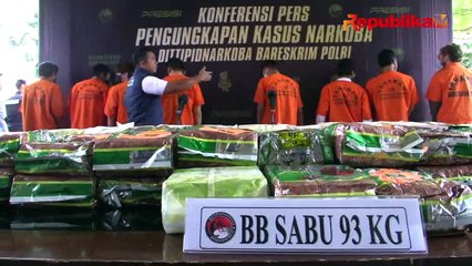 Bareskrim Sita 93 Kg Sabu, 18 Ribu Butir Ekstasi dan 50 Kg Ganja selama Agustus 2023