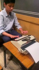 How this 13-year-old keeps the legacy of typewriting alive_1