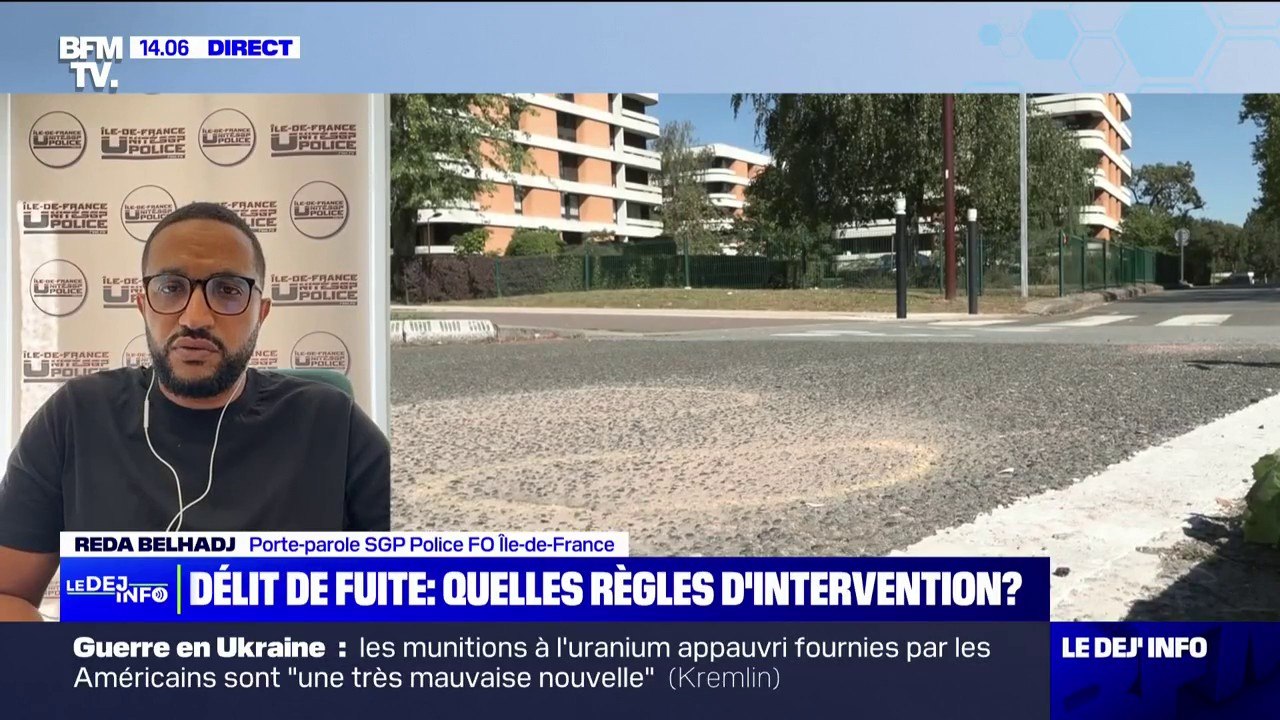 Refus d'obtempérer: "Avec un deux-roues, il y a toujours ce risque que l'individu tombe" explique Reda Belhadj du syndicat SGP-Police FO