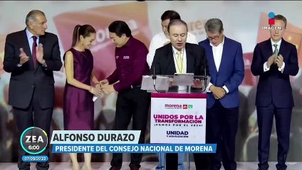 Claudia Sheinbaum gana la encuesta y es la candidata presidencial de Morena