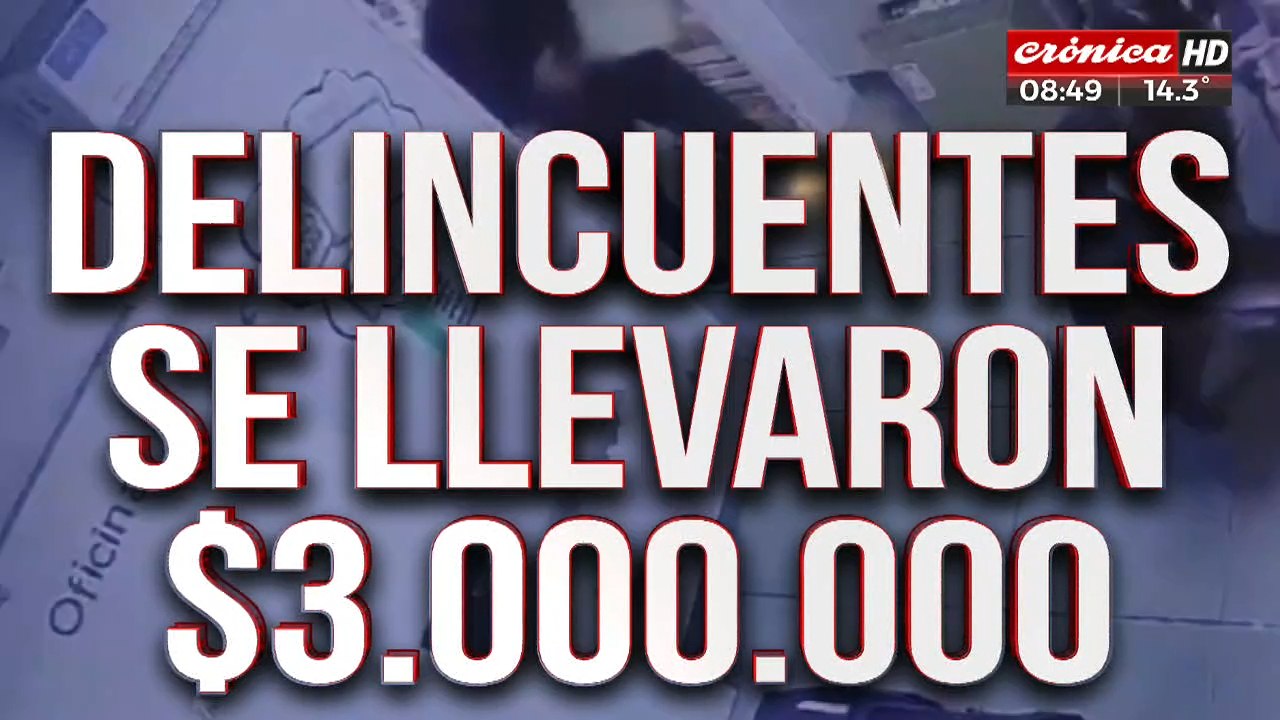 Delincuentes se llevaron 3 millones de pesos de una estación de servicio