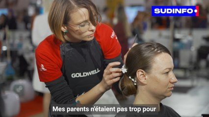 Mélusine, coiffeuse aux Euroskills: " Mes parents n'étaient pas pour ce métier"