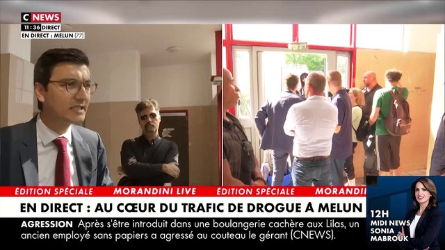 Colère des internautes qui crient au racisme quand un enseignant blanc se fait traiter de blanche neige en direct par un invité dans Morandini Live à Melun au coeur du trafic de drogue