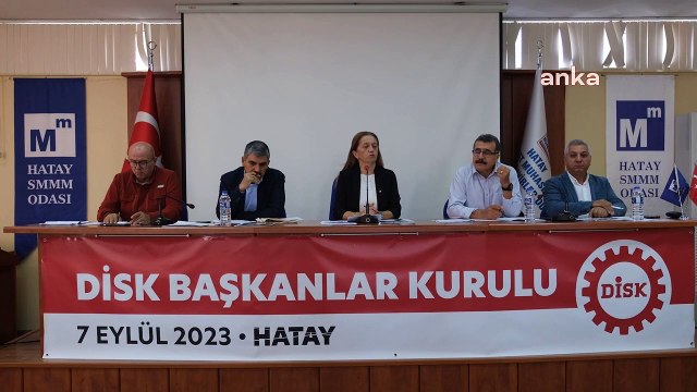 DİSK Başkanı Çerkezoğlu: depremin ülke gündeminden çıkması kabul edilemez. Çünkü yüz binlerce insanın sosyal ölümle yüz yüze olması söz konusu