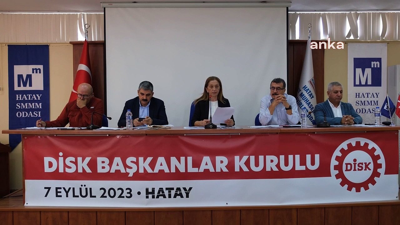 DİSK Başkanı Çerkezoğlu: "depremin ülke gündeminden çıkması kabul edilemez. Çünkü yüz binlerce insanın sosyal ölümle yüz yüze olması söz konusu"