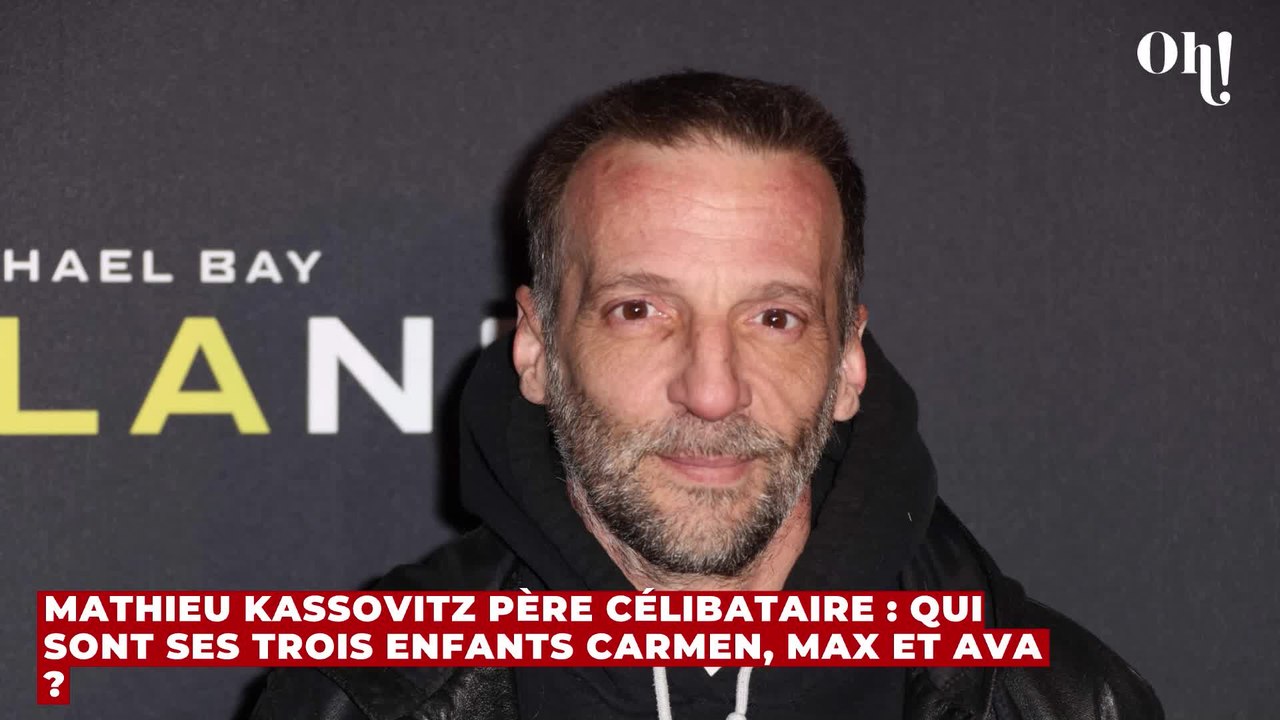 Mathieu Kassovitz père célibataire : qui sont ses trois enfants Carmen, Ava et Max ?
