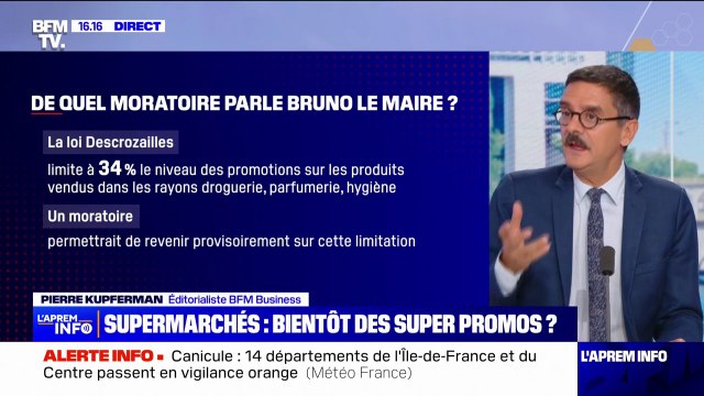 Inflation: Bruno Le Maire souhaite faciliter les promotions dans les rayons hygiène, parfumerie et droguerie