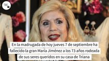 Muere María Jiménez a los 73 años: el adiós de una mujer que reventó escenarios y alzó la voz contra el maltrato