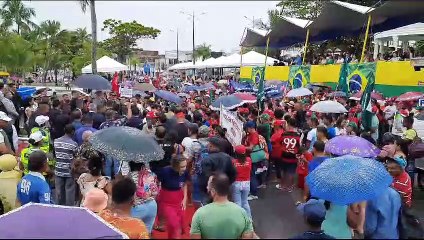 Governador em exercício, Ronaldo Lessa, recebe movimentos sociais durante o Grito dos Excluídos