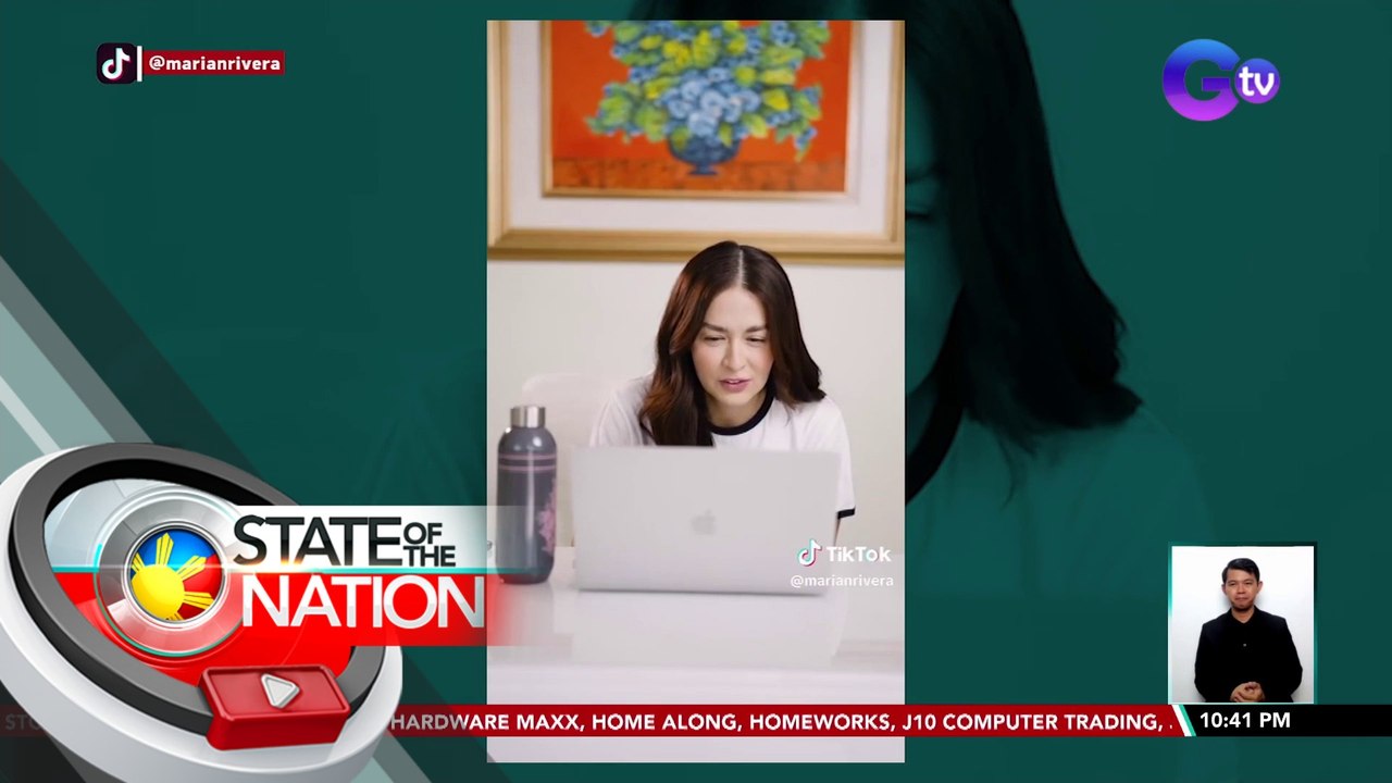 Reaction video ni Marian Rivera sa 'Sabay-Sabay Tayo' Tiktok dance challenge | SONA