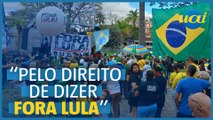 Bolsonaristas fazem oração pelo direito de dizer 'Fora, Lula'